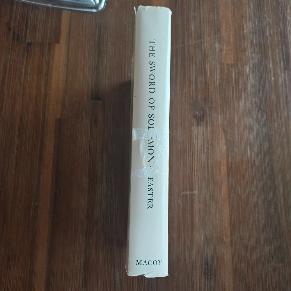 The Sword of Solomon by Robert S. Easter‎ HBDJ Masonic Historical Novel